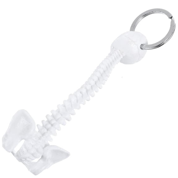 LICEWO Human Spine Model Keychain Miniature Skeleton Keyring Handmade Gift for Doctors Students and Anatomical Collectors