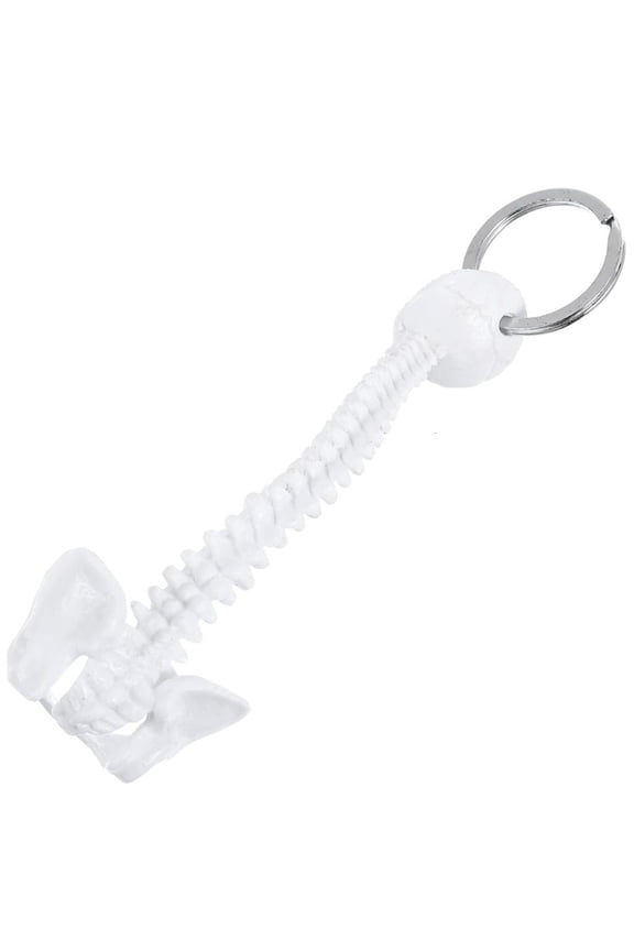O Human Spine Model Keychain Miniature Skeleton Keyring Handmade Gift for Doctors Students and Anatomical Collectors