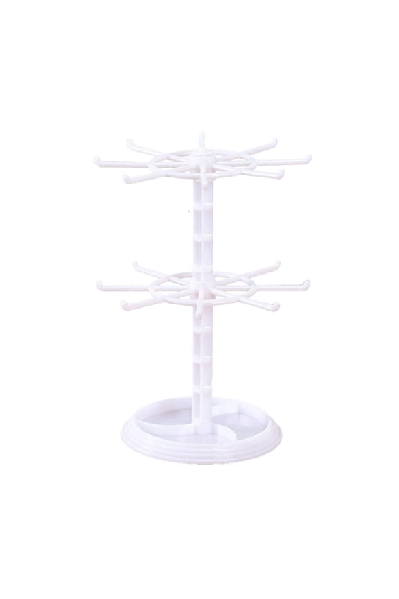 O Keychain Hanger Trinkets and Pendants Display Rack Storage Rack Rotatable Rack Hair Ring Rope Desktop Finishing Holder