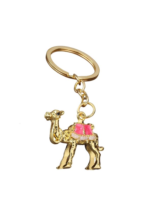 O Long Lasting Zinc Alloy Camels Keychain Resistant to Wear for Everyday Utility