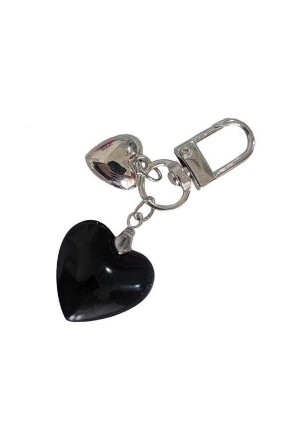 O Love Keychains Fashionable Heart Key Rings Heart Bag Pendant Unique Key Holder