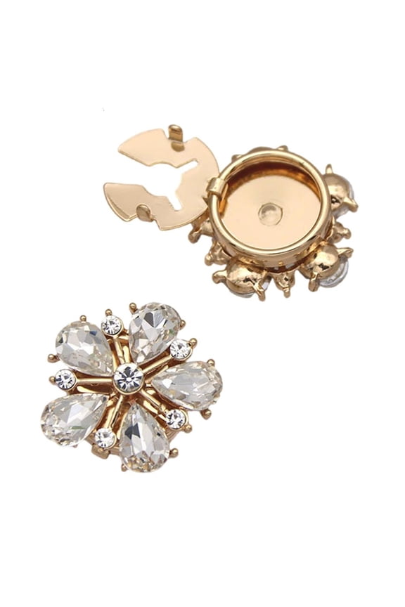 O Luxury Glass Cufflinks For Men Elegant Alloy Shirt Accessories Formal Event