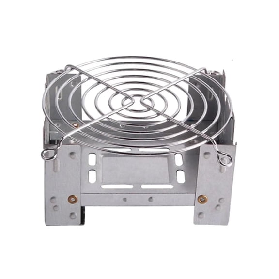 LICEWO Mini Alcohol Stove Backpacking Stove Folding Camping Stove Kits with Zinc-plated Stand Lightweight Alcohol Burners Stove