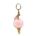 thumbnail image 1 of LICEWO Modern Ice Cream Shaped Keychain Plush Pompoms Keyring for Keys and Bags Lightweight Bag Pendant Key Accessory, 1 of 18
