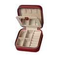 thumbnail image 1 of LICEWO Modern PU Jewelry Organiser With Protective Felt Layers And Spacious Sections For Necklace Earrings Storage Box, 1 of 13