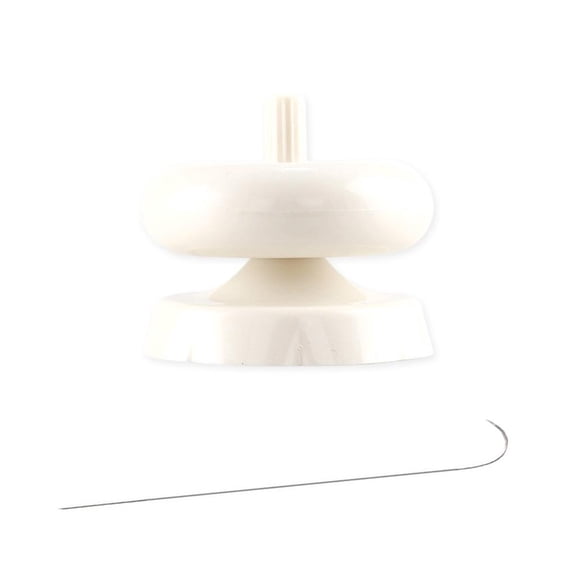 LICEWO Multifunctional Plastic Bead Stringer Set with Curved Big Eye Needle Quick DIY Beading Tool for Jewelry Making