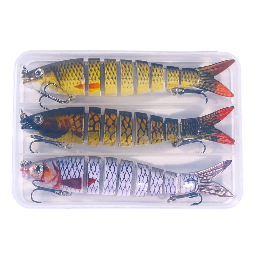 LICEWO Multiple Layer Slow Sinking Baits High Junction Rate Fishing ...