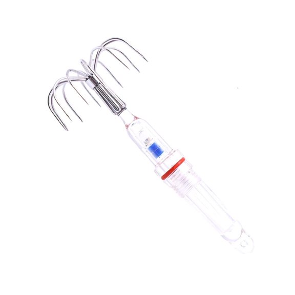 LICEWO Multipurpose Fishing Light With Octopuses Hook LED Bright Squid Fishing Hook For Freshwaters Saltwater Use