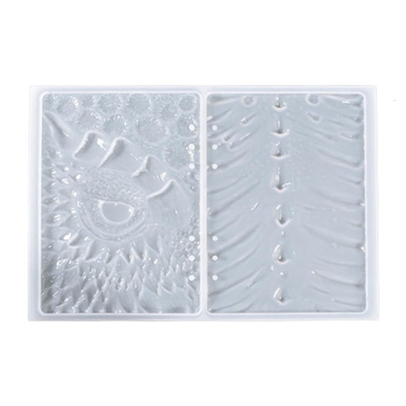 LICEWO Note Book Cover Resin Molds Unique Dragon Eye Silicone Molds Notebook Cover Mold