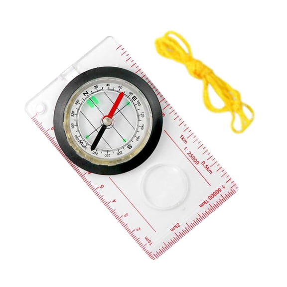 LICEWO Orienteering Compasses with Ruler, Magnifiers, Reading, Camping Field Compasses