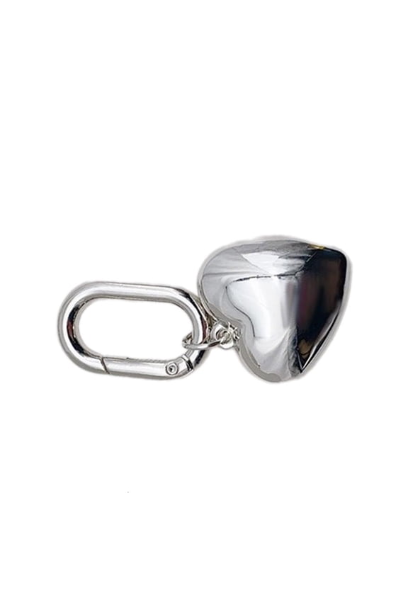 O Personalized Couple Keychain Colorful Heart Keychain Handmade Love Shape Keyring