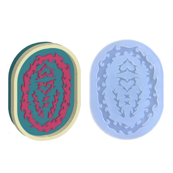 LICEWO Photo Frame Edge Decor Mold Silicone Casting Mold Epoxy Resin Quicksand Mold