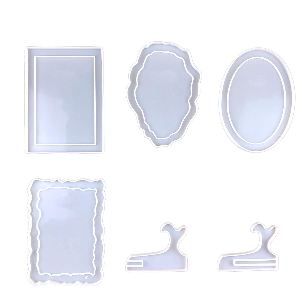 LICEWO Photo Frame Epoxy Mold Rectangle Picture Frame Mold Large ...