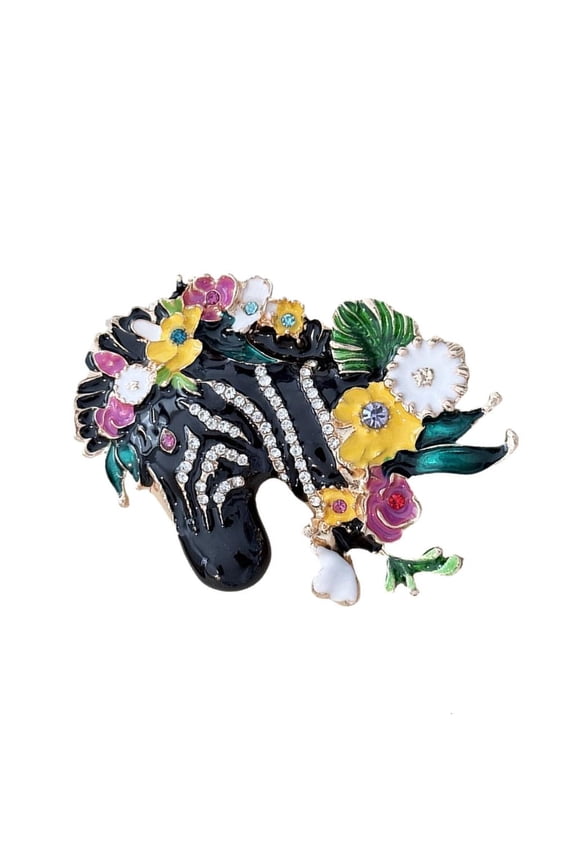 O Reusable Magnetic Zebras Pin For Jackets Shirts Premium Alloy Craftsmanship Travel Safe