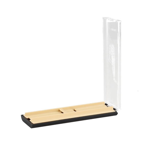 LICEWO Saxophone Reeds Storage Box Double Compartments Sax Clarinet Reeds Carrying Case Universal Reed Guard Box Wear-Resistant