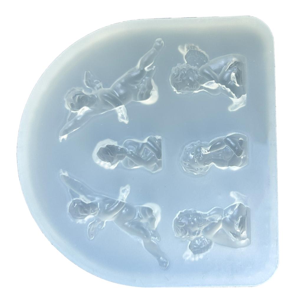 LICEWO Silicone Craft Mold Beautiful Angel Shape Ornament Moulds ...