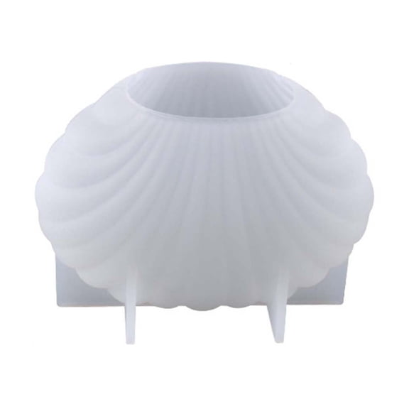 LICEWO Silicone Seashell Candle Making Mold Soap Bath Bomb Making Tool 3D Scallop Shaped DIY Craft Fondants Molds Making Home Decoration
