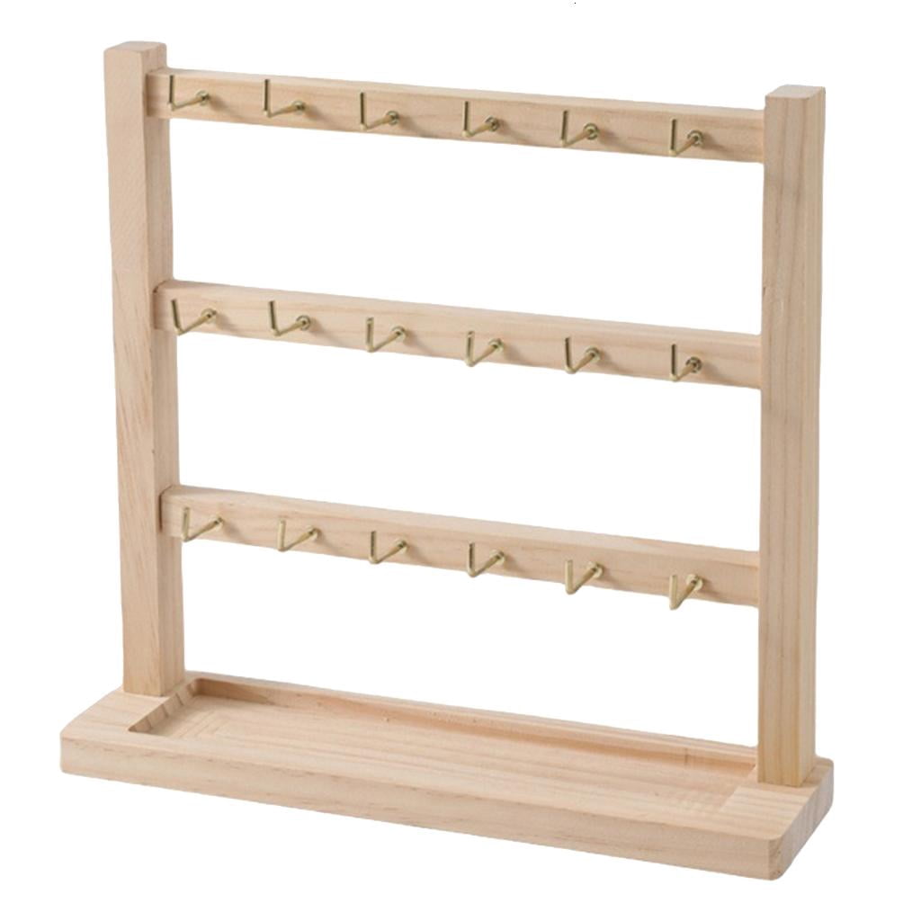 Keychaing Rack LICEWO Space Efficient Keychain Display Stand Hodler Rack for Clutter ...