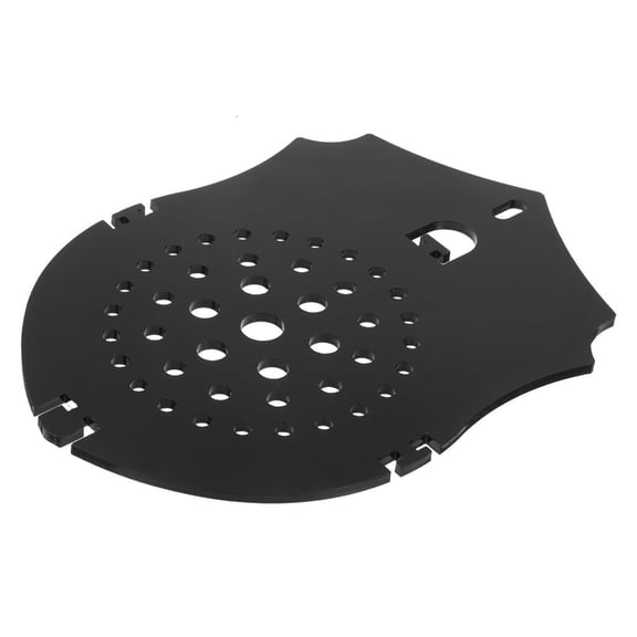 LICEWO Space Saving Black Acrylic Plant Stand Indoor Use Plant Holder Acrylic Texture