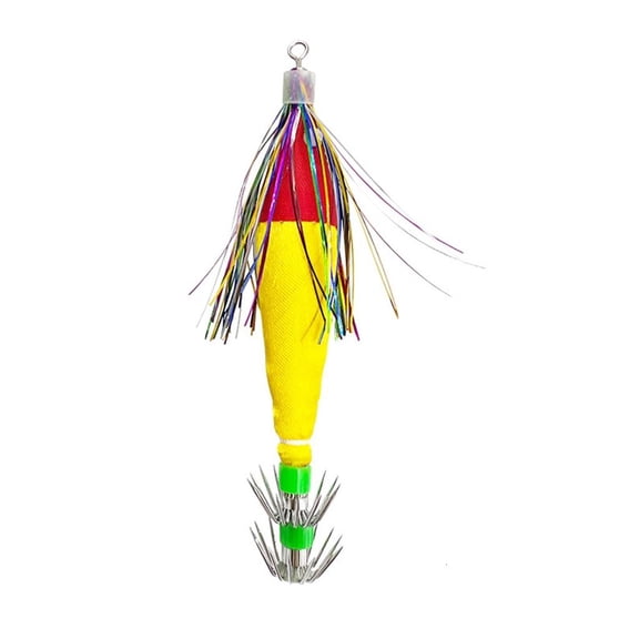 LICEWO Squid Cuttlefish Sleeve Hook Jigs Lures Luminously Squid Jigs Hook Fishing Lures Baits Fishing Accessories Easy Use