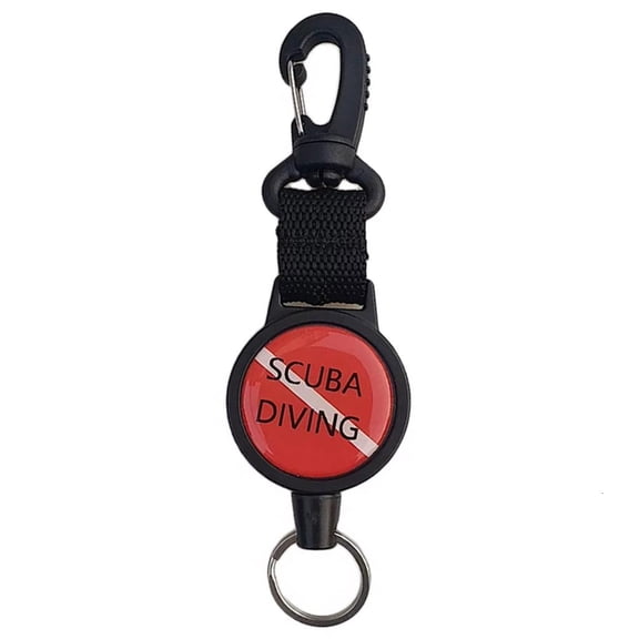 LICEWO Stainless Steel Retractable Tether for Outdoor Use Extendable Lanyard for Diving and Camping Gear Telescopic Rope