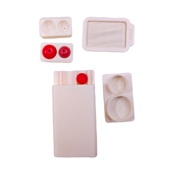 LICEWO Sturdy DIY Jewelry Clay Bead Maker Tool With Hole Punch For Uniform Polymer Earring Pendants And Craft Projects