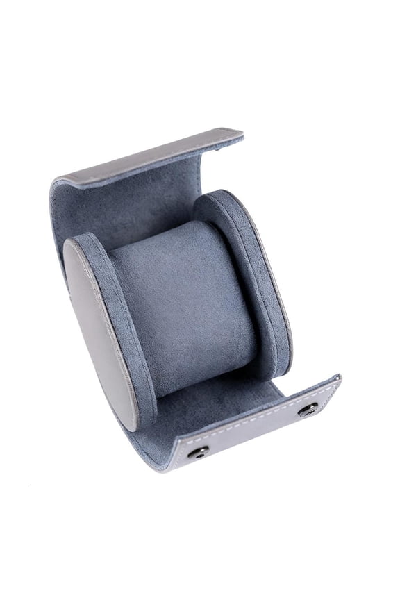 O Stylish PU Watch Case Portable Watch Organizers Box for Timepieces Protective Storage with Flocking Interior