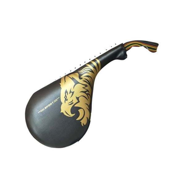 LICEWO Taekwondo Double Kick Pad Practice Double Face Kick Foot Pad Martial Arts Equipment for Kickboxing and Karate Training