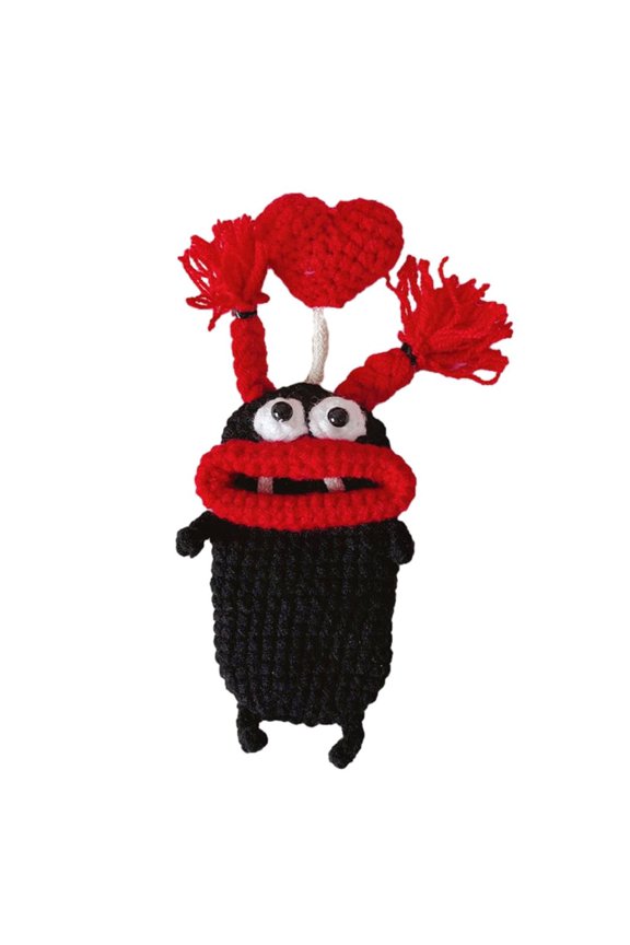 O Thick Lips Monsters Pull Type Keys Bag Wallets Funny Housekeepers Keys Holder