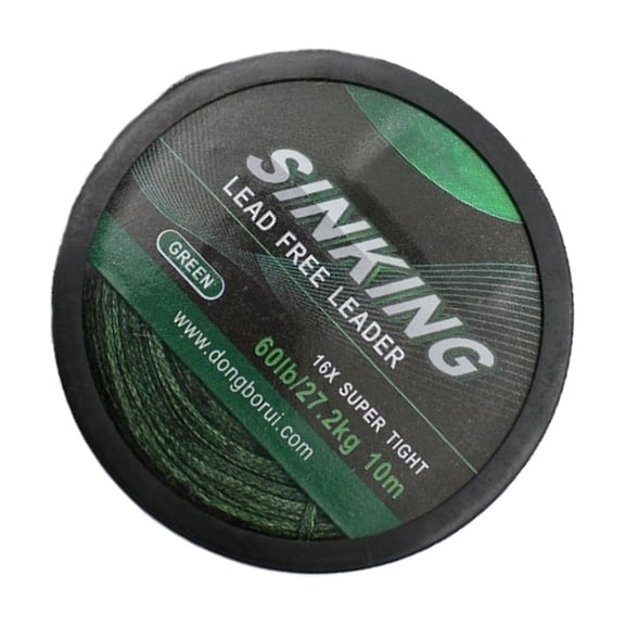 LICEWO Tightwoven 16 Strands Braided Line Fishing Sinking Hooklink Line Easy to Use