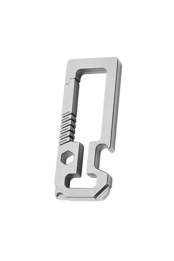O Titaniums Alloy Bottle Opener Screwdriver Keychain Waist Hanging Keychain Buckle