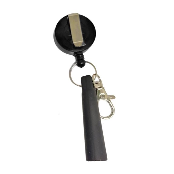 LICEWO Travel Friendly Elastic Pen Protector with Keychain Clip Pencil Holder Keyring Suitable for Hikers and Campers