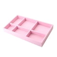 thumbnail image 1 of LICEWO Velvet Jewelry Tray Ring Earrings Organizer Stackable Jewelry Drawer Organiser, 1 of 15