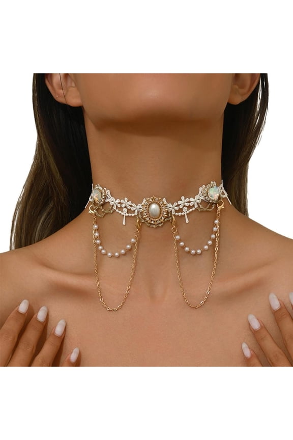 O Versatile Elegant Lace Necklace Perfect Gift For Formal Casual Outfits