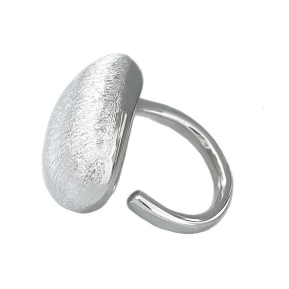 LICEWO Women's Size Adjustable Copper Ring Comfortable Wear Brushed Ball Finger Ring Comfortable Wear Fashionable Jewelry