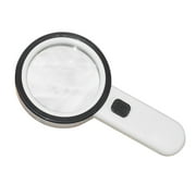  30X Magnifying Glass with Light, NUEYiO 3.54Inch