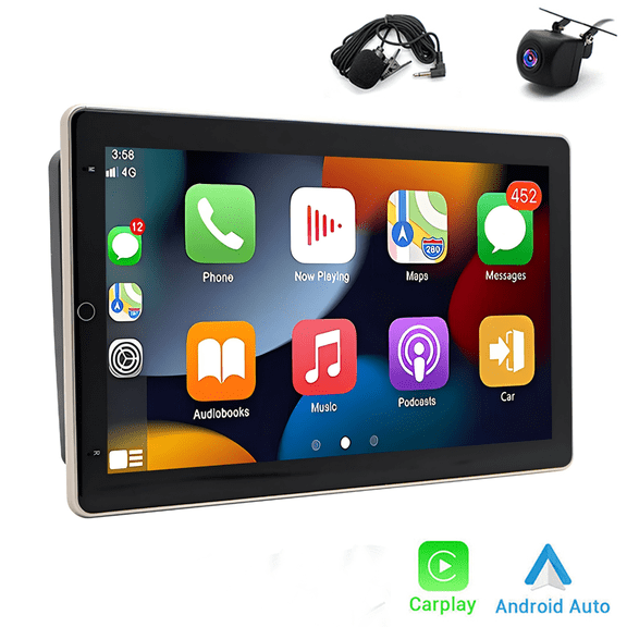 LICHENGTAI 10" Car Stereo Radio for Dodge Caliber 2009-2012 2+32G Wifi FM/RDS GPS Bluetooth SWC Split Screen Mirror Link with Carplay and Android Auto
