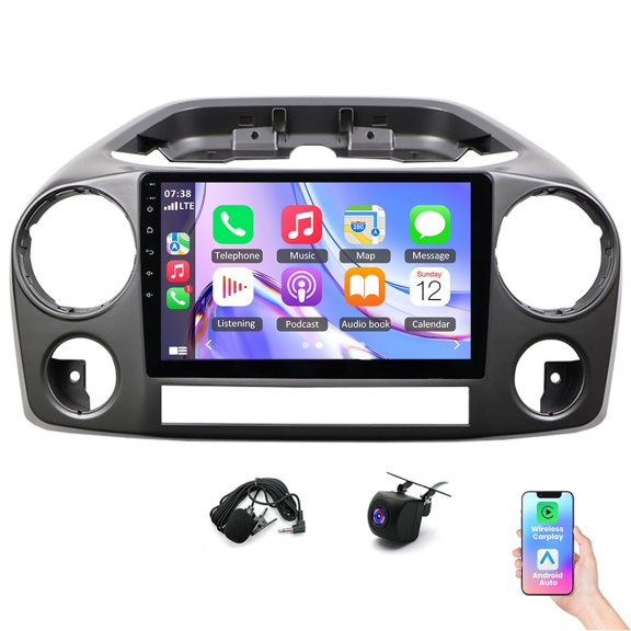 LICHENGTAI 10" Car Stereo Radio for Volkswagen Amarok 2010-2016 2+64GB Android 14 Double Din Head Unit with SWC WiFi Bluetooth DSP FM RDS GPS AHD Camera Mic with CarPlay Android Auto