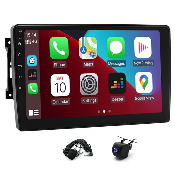 LICHENGTAI 2+64G Car Stereo for Chrysler Sebring 2007-2010 Chrysler Aspen/300C 2008-2010 with Wireless Carplay Android Auto 10" Touch Screen Support GPS WiFi Bluetooth SWC Split Screen