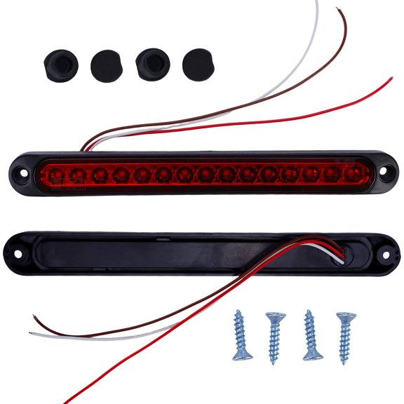 LICHENGTAI 2Pcs LED Brake Stop Lamp for Chevrolet Silverado Tundra Ranger F-150 Sealed Waterproof High Visibility Shock Resistant