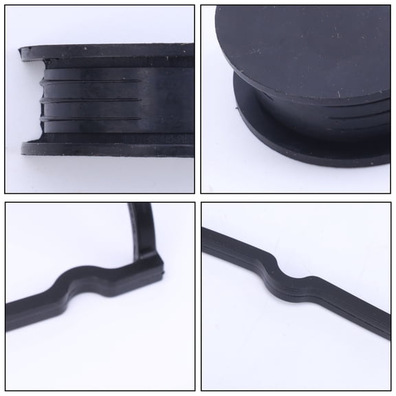 LICHENGTAI 2pcs Valve Cover Gasket Set Replace 13270-58S11 13270-58S01 11051-58S00 for Nissan Skyline RB20 RB25 R32 R33 R34 Rubber Leak Proof