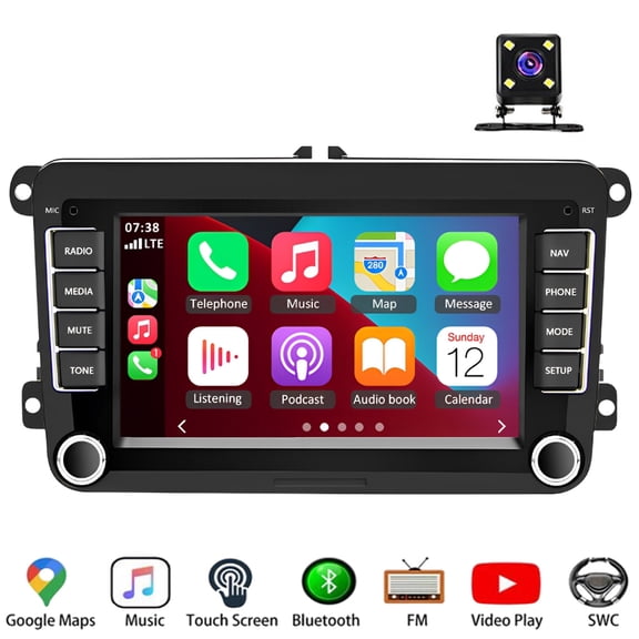 LICHENGTAI 7" Car Radio Stereo Android 13 for Volkswagen Jetta Gen6 2011 2GB+32GB Navigation RDS with CarPlay IPS Touchscreen Bluetooth Wi-Fi 16-band EQ