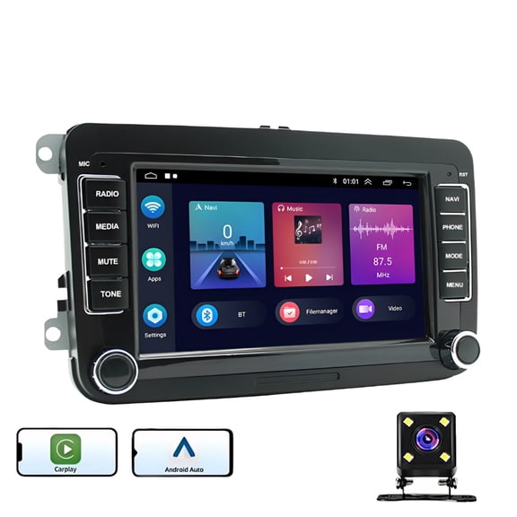 LICHENGTAI 7" Car Radio Stereo Android 13 for Volkswagen Passat B7 2011-2014 2GB+32GB Bluetooth IPS Display with CarPlay and Android Auto GPS RDS Plug and Play