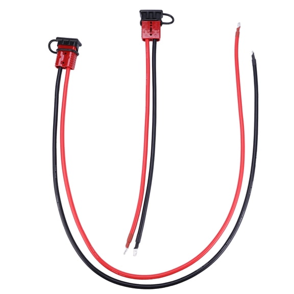 LICHENGTAI 7 FT Quick Disconnect Winch Power Cable 4 AWG Copper Waterproof Plug and Play Heavy Duty