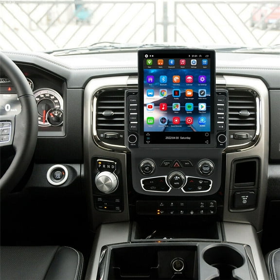 LICHENGTAI 9.7-Inch Car Stereo Radio Fit For Dodge RAM 1500-5500 2013-2018 with Wireless CarPlay Android Auto, Android 13 Car Player Radio with Bluetooth, WiFi, GPS, 2+33G