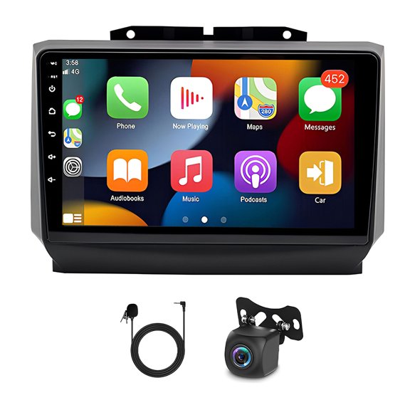 LICHENGTAI 9" Car Stereo Head Unit for Ram 1500 2500 3500 2013-2019 Android 15 2+64GB GPS SWC Bluetooth 5.0 FM RDS WiFi Double USB with Wireless CarPlay Android Auto AHD Backup Camera Mic