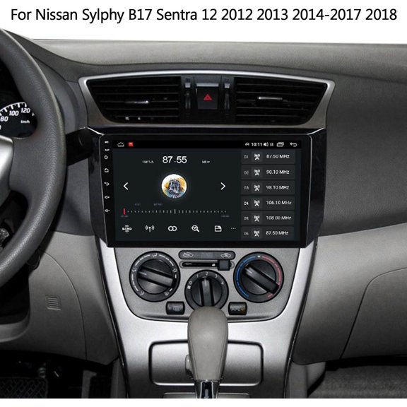 LICHENGTAI Android 12 Car Stereo Radio Fit for Nissan Sentra Sylphy 2012-2018, 10.1-Inch HD Touchscreen Car Multimedia MP5 Player Support Wireless Carplay, Bluetooth, WiFi, GPS, FM +Backup Camera