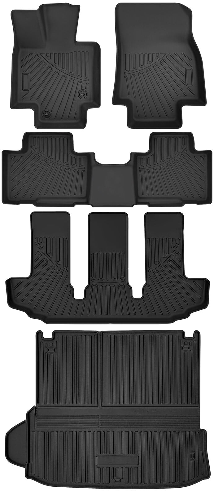 LICHENGTAI Car Floor Mats Compatible with 2022 2023 Toyota Highlander
