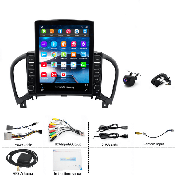 LICHENGTAI Car Player 9.7" Android 15 2GB+64GB with CarPlay Android Auto GPS WiFi Bluetooth SWC for Nissan Juke 2010-2014