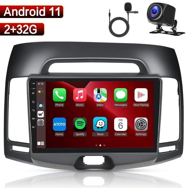 LICHENGTAI Car Stereo Radio Fit for 20072010 Hyundai Elantra Android